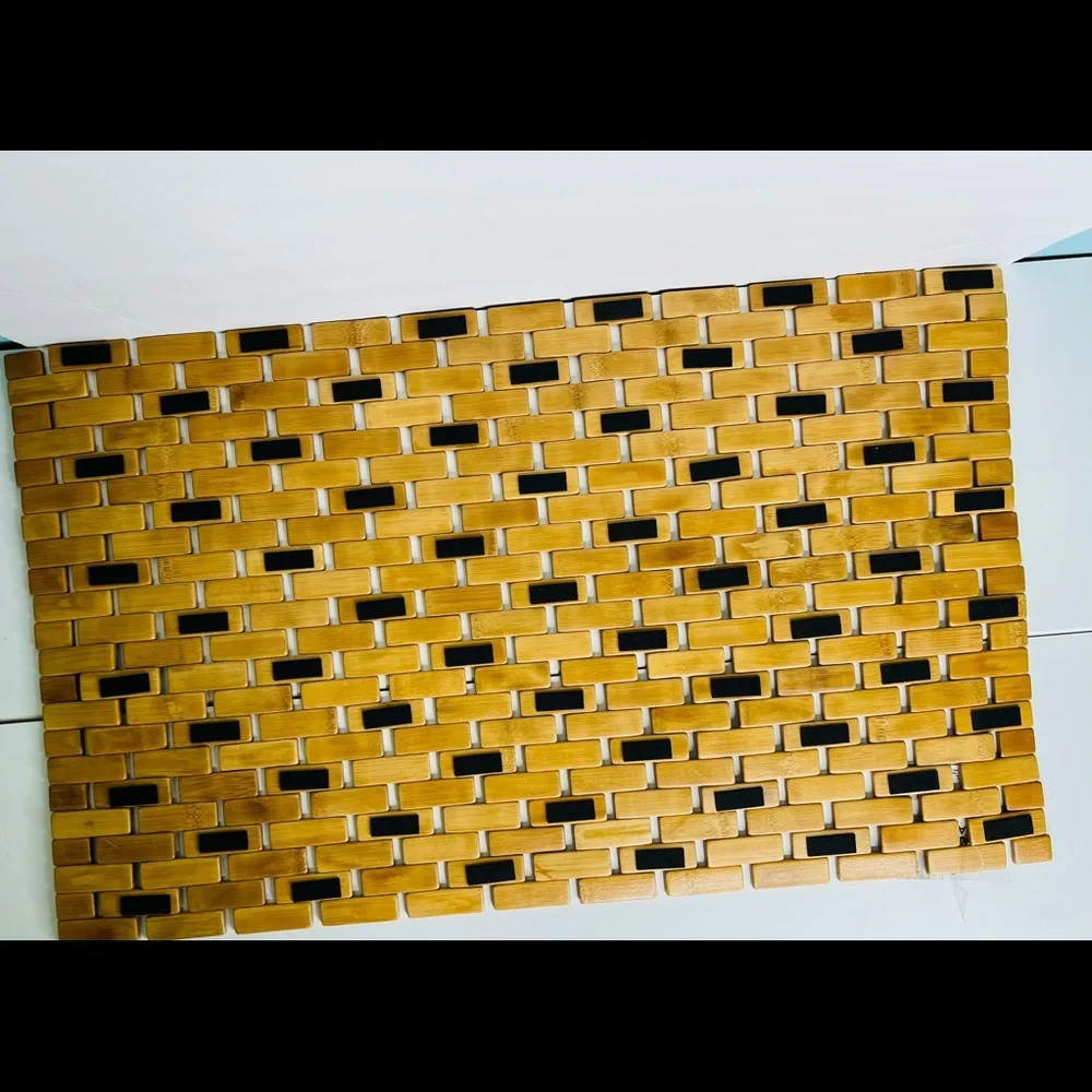Home solutions Bamboo Bath Mat, Bath Mat, Bamboo Shower Mat, Bamboo Floor Mat
